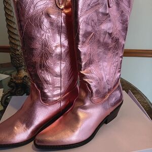 Pink Western Boots(BrandNew)
